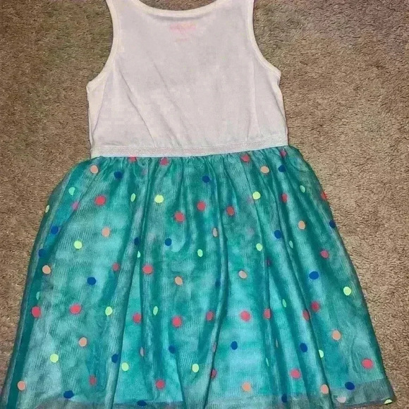 Cat & Jack Multicolored Pleated Ruffled Tiered Sundress - Picture 2 of 3